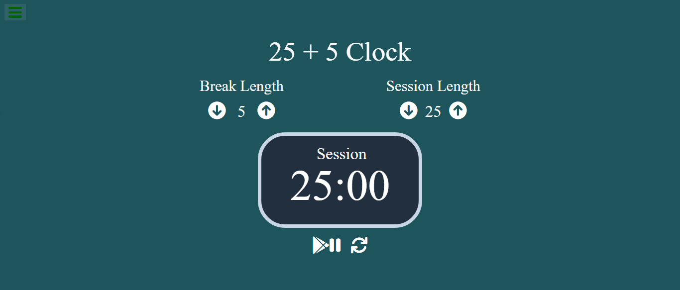 25+5 Clock